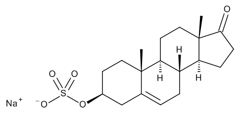 Dehydroepiandrosterone 3-sulfate sodium salt (DHEAS) (as free sulfate) (1.0 mg/ml) in Methanol - CAS No. 1099-87-2 Dehydroepiandrosterone 3-sulfate sodium salt (DHEAS) (as free sulfate) (1.0 mg/ml) in Methanol