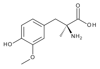 (-)-3-(4-Hydroxy-3-methoxyphenyl)-2-methylalanine (3-o-methylmethyld.) - CAS No. 6739-31-7 (-)-3-(4-Hydroxy-3-methoxyphenyl)-2-methylalanine (3-o-methylmethyld.)