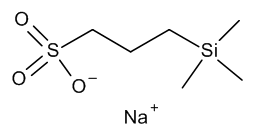 (DSS) Sodium 2,2-dimethyl-2-silapentane-5-sulfonate ((CH3)3Si(CH2)3SO3Na) - CAS No. 2039-96-5 (DSS) Sodium 2,2-dimethyl-2-silapentane-5-sulfonate ((CH3)3Si(CH2)3SO3Na)